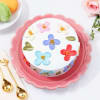 Buy Flowers And Beads Serene Cake