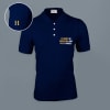 Fluent In Sarcasm Personalized Polo T-shirt - Navy Blue Online