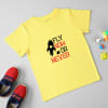 Fly Now or Never T-Shirt for Kids - Yellow Online