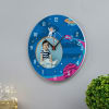 Gift Flying In Space Personalized Wooden Wall Clock