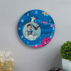 Flying In Space Personalized Wooden Wall Clock Online