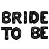 Foil Balloon - Bride-To-Be - Black - Set Of 9 Online