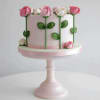Fondant Rose Cake 3 Kg Online