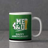 Gift Football and Beer Personalized Anniversary Mug