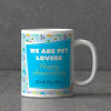 Gift For the Pet Lovers Personalized Anniversary Mug