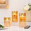 Forever Glowing Valentine's Day LED Candle - Set Of 3 Online