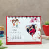 Forever Love Personalized Spiral 2022 Desk Calendar Online