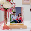 Gift Forever Mine Personalized Test Tube Photo Stand Combo