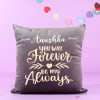 Gift Forever Personalized Velvet Cushion