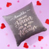 Forever Personalized Velvet Cushion Online