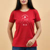 Forever Promise Personalized Cotton T-Shirt for Women - Red Online