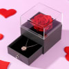 Forever Rose with Floral Pendant Online