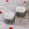 Buy Fragrant Candle In Personalized Reusable Tin Jars (Set of 2)