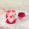 Gift Fragrant Candles in Airtight Containers - Pink (set of 2)