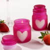Fragrant Candles In Airtight Containers - Pink (Set of 2) Online