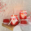 Fragrant Candles in Airtight Containers - Red (set of 2) Online