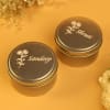 Buy Fragrant Candles In Reusable Personalized Tin Jars (Set of 2)