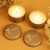 Fragrant Candles In Reusable Personalized Tin Jars (Set of 2) Online