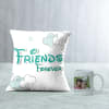 Friends Forever Personalized Cushion & Mug Online