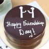 Friendship Day Chocolate Truffle Cake (Half kg) Online