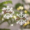 Frost Snowflake Personalized Christmas Tree Ornament - Set Of 2 Online
