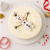 Frozen Inspired Snowman Cake (half kg) Online
