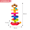 Buy Fun And Colourful Monkey Roll Ball Toy