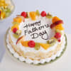 Fun and Fantastic Fruit Cream Cake For Dad (1 Kg) Online