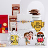 Fun Rakhi Hamper With Fridge Magnets Online