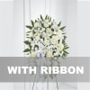 Funeral spray / arrangement with ribbon Online
