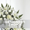 Funeral spray / arrangement with ribbon Online