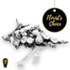 Funeral spray arrangement with ribbon - Florist’s Choice Online