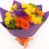 Funeral/Sympathy Bright Bouquet with ribbon Online