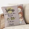Shop Funny Personalized Satin Pillow for Sibling