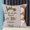 Funny Personalized Satin Pillow for Sibling Online