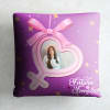 Gift Future is Female Personalized Cushion