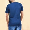 Gift Ganesha Cotton T-Shirt For Men - Blue