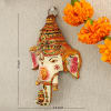 Gift Ganesha Head Hand Painted Wall Decor
