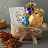 Ganesha Idol With Dry Fruits With Personalized Card For Mother Online