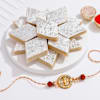 Ganesha Rakhi And Kaju Katli Duo Online