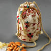 Buy Ganesha Rakhi With Almonds And Mishri In Potli