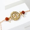 Gift Ganesha Rakhi With Besan Laddoo