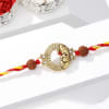 Gift Ganesha Rudraksha Rakhi And Mug Hamper