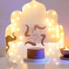 Ganesha With Swastik Wooden Base LED Lamp Online