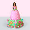 Garden Barbie Fondant Cake (2.5 Kg) Online