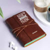 Gift Get Inspired Personalized Leather Diary