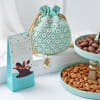 Gift Gift Hamper with Nuts and a Succulent