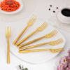Gilded Gold Fork - Set Of 6 Online