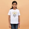 Girls Lead the World White T-Shirt for Girls Online