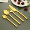 Glam Gold Cutlery Set Online